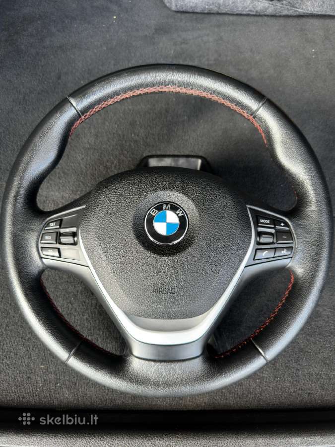 Bmw F3x serijos vairas su raudona siūle - nuotraukos Nr. 2