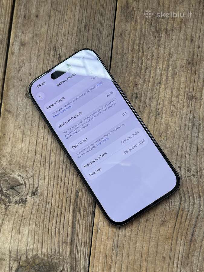 Apple iPhone 16 Pro 512gb Black Titanium - nuotraukos Nr. 5