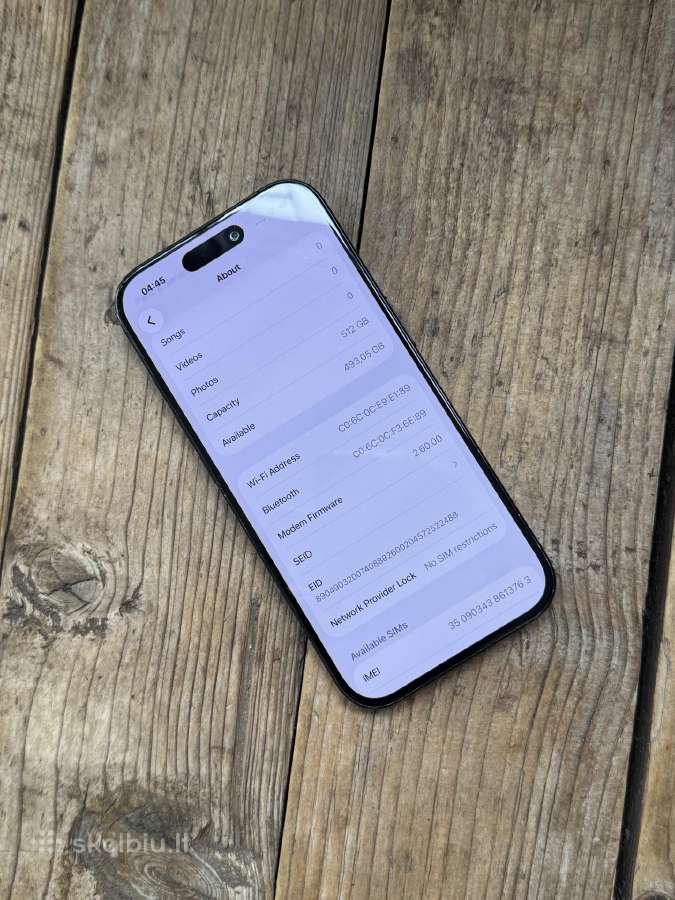 Apple iPhone 16 Pro 512gb Black Titanium - nuotraukos Nr. 6