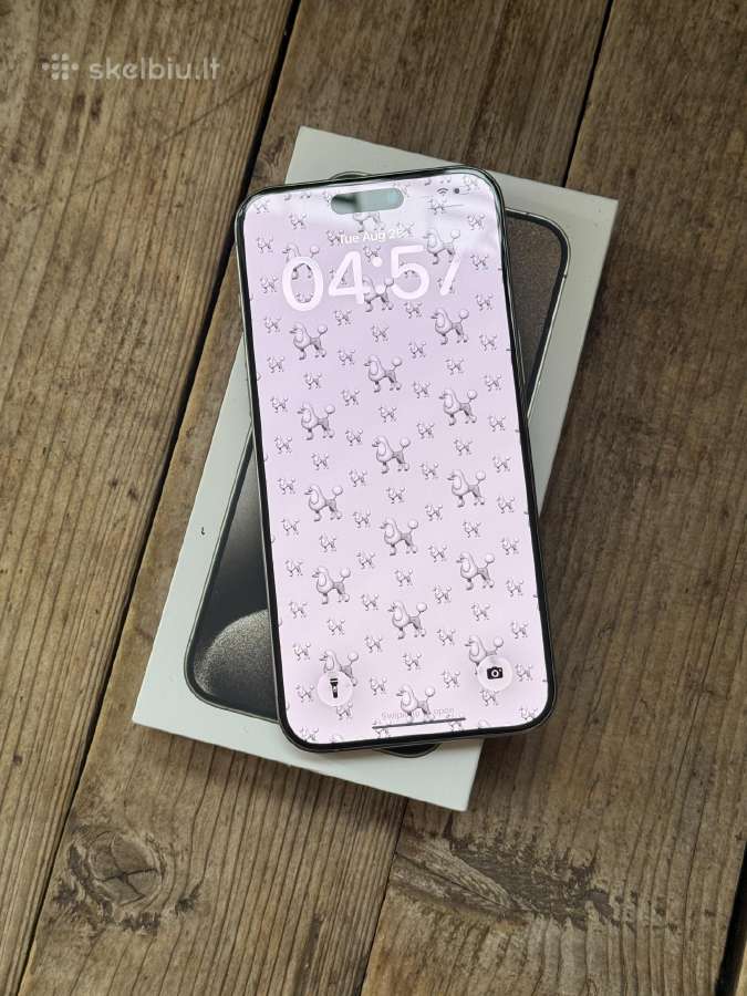Apple iPhone 15 Pro Max 256gb Natural Titanium - nuotraukos Nr. 3