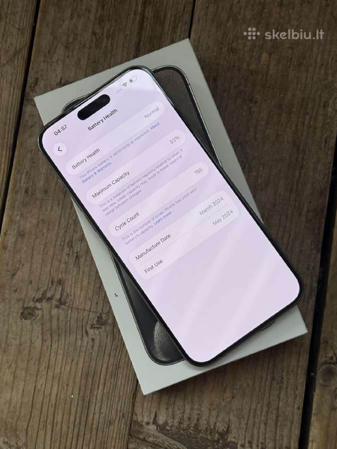 Apple iPhone 15 Pro Max 256gb Natural Titanium - nuotraukos Nr. 7