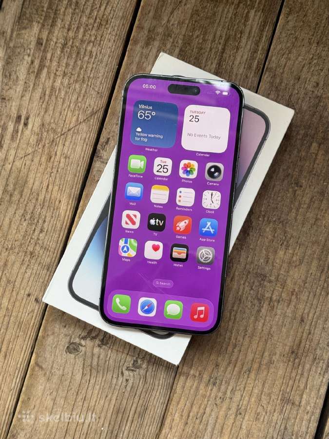 Apple iPhone 14 Pro Max 128gb Deep Purple - nuotraukos Nr. 4