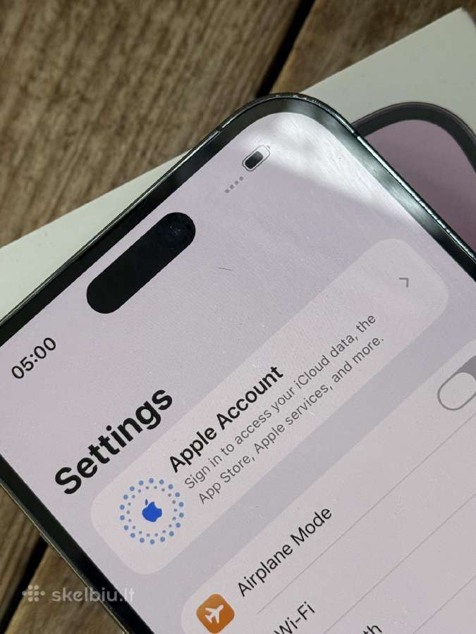 Apple iPhone 14 Pro Max 128gb Deep Purple - nuotraukos Nr. 6