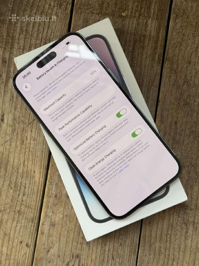 Apple iPhone 14 Pro Max 128gb Deep Purple - nuotraukos Nr. 7