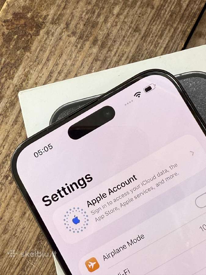 Apple iPhone 15 Pro Max 256gb Black Su Dokumentais - nuotraukos Nr. 6