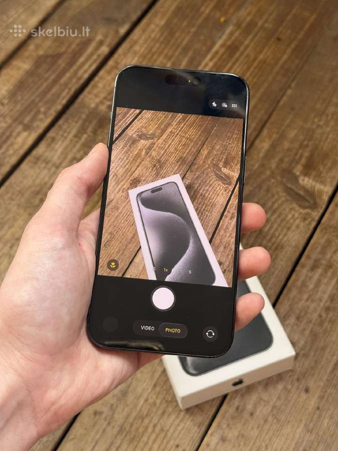 Apple iPhone 15 Pro Max 256gb Black Su Dokumentais - nuotraukos Nr. 9