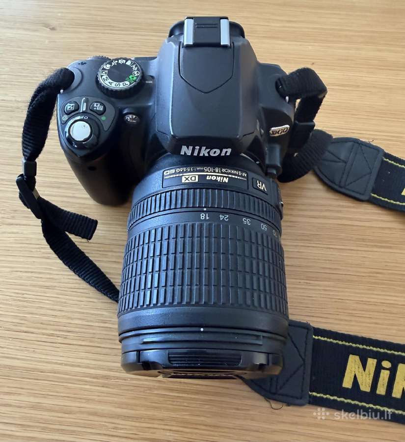 Nikon D60 naudotas, bet labai geras fotoaparatas - nuotraukos Nr. 2