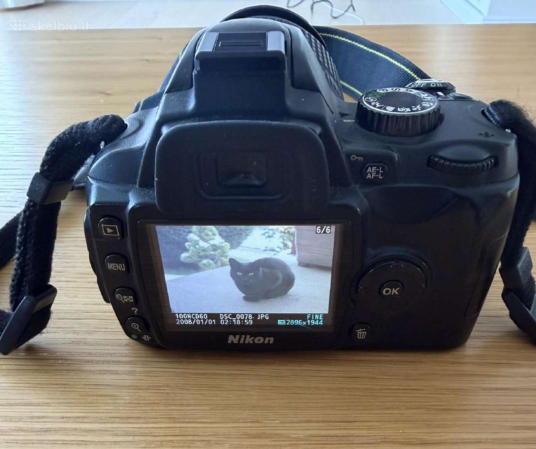 Nikon D60 naudotas, bet labai geras fotoaparatas - nuotraukos Nr. 10