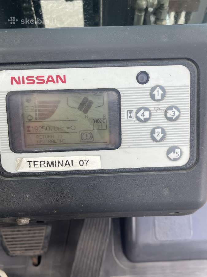 Elektrinis šakinis krautuvas Nissan - nuotraukos Nr. 6