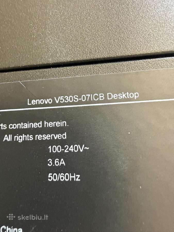 Lenovo v530s-07icb i5/8gb/256gb - nuotraukos Nr. 2