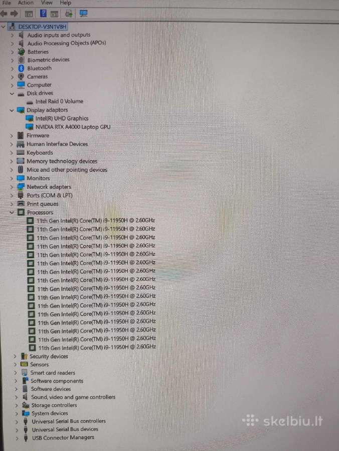 P15 Gen 2 4k Ts Oled i9-11950h 32gb Rtx A4000 8gb - nuotraukos Nr. 5