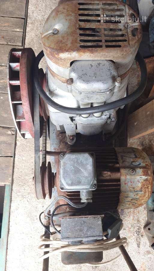 Draglain oro kompresorius Y43102 su 5,5 kw motoru - nuotraukos Nr. 3