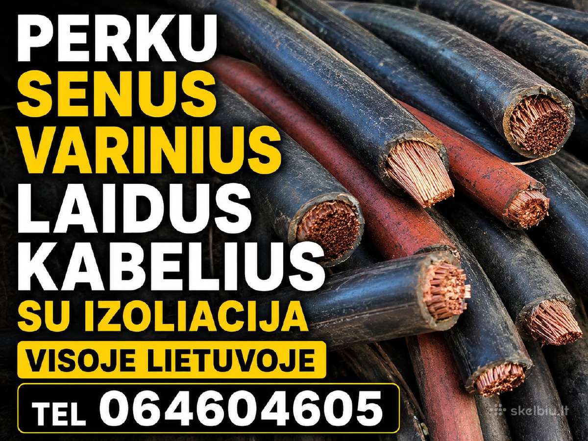 Perku Varinius Laidus Kabelius Pasiimu - nuotraukos Nr. 2