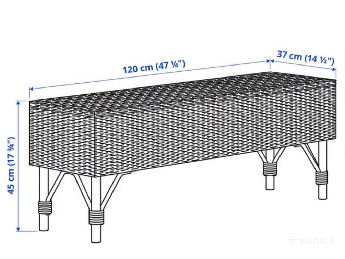 Parduodu pintą Ikea suoliuką - nuotraukos Nr. 2