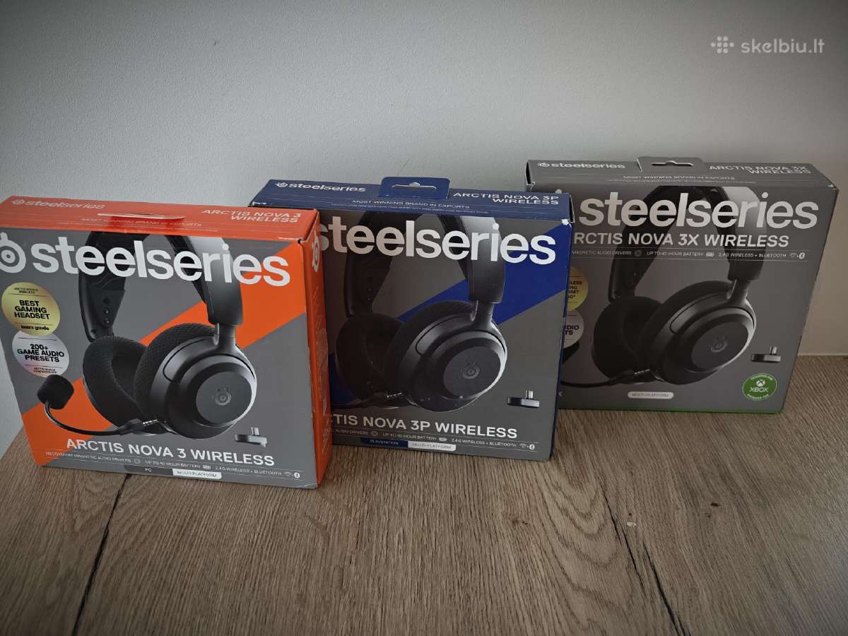 Žaidimų ausinės pigiau Steelseries, Microsoft, - nuotraukos Nr. 6
