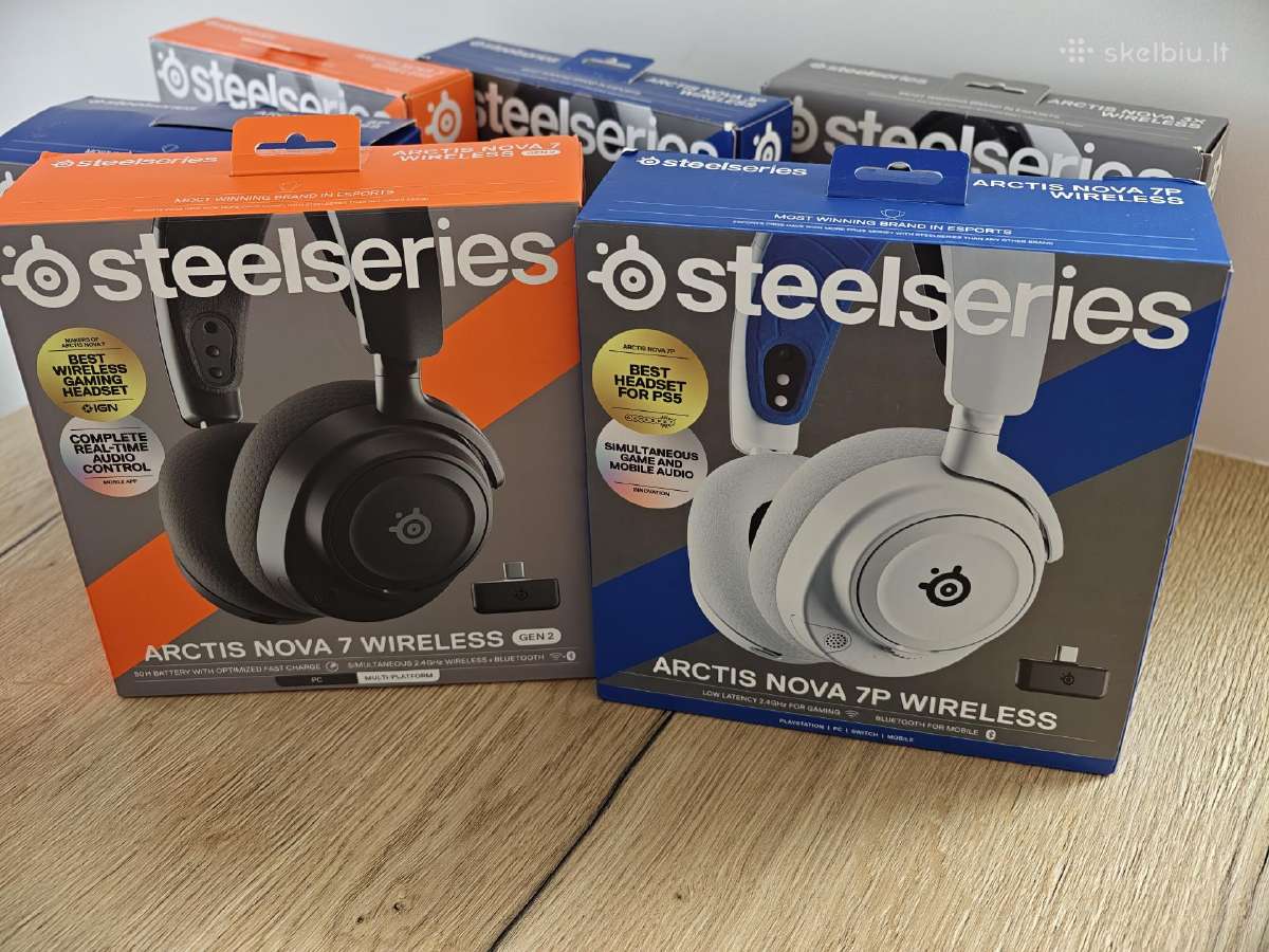 Žaidimų ausinės pigiau Steelseries, Microsoft, - nuotraukos Nr. 9