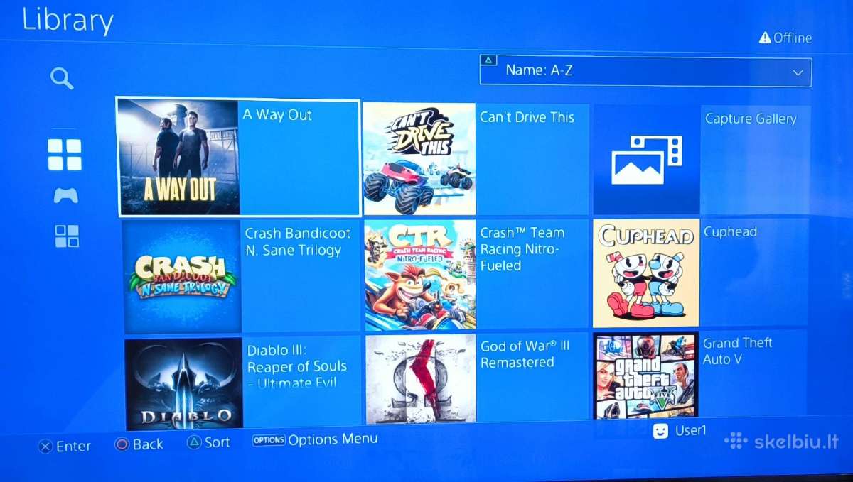 Playstation 4 Pilnas komplektas 9.00 - nuotraukos Nr. 12