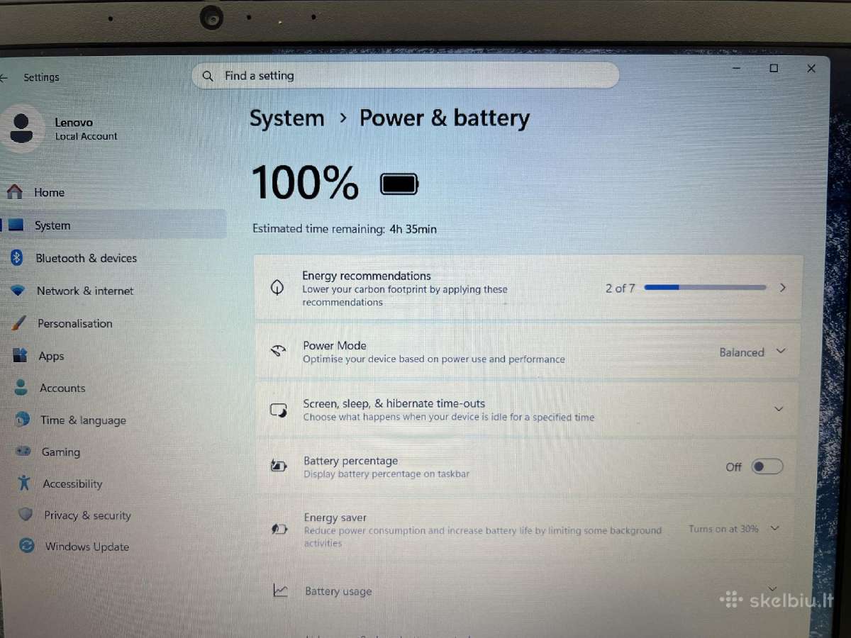 Lenovo thinkpad E15 - nuotraukos Nr. 3