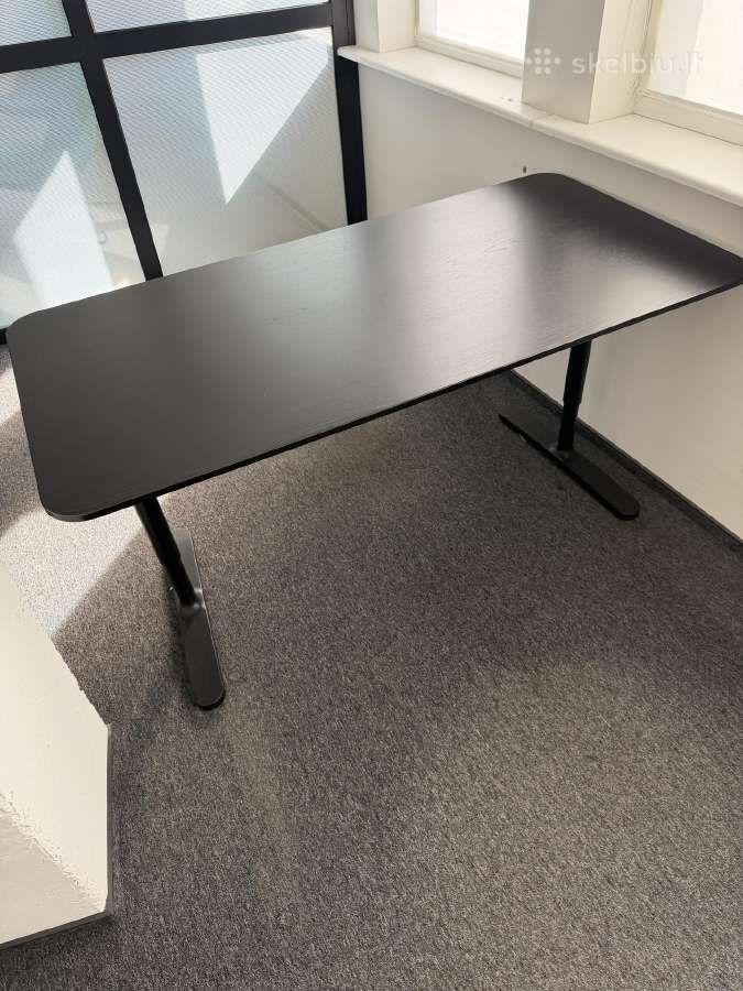 Ikea Bekant Desk, Black, 160x80 cm, Office Desk - nuotraukos Nr. 2