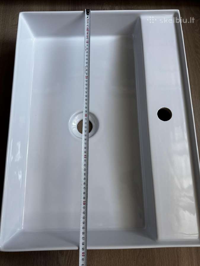 Praustuvas Alice Ceramica Hide 60x45 (Naujas) - nuotraukos Nr. 3