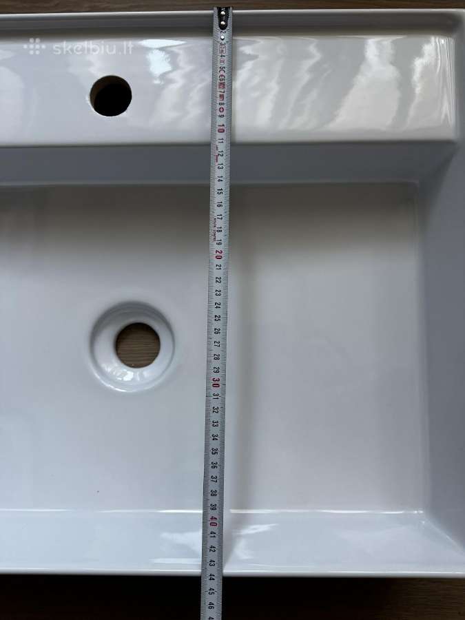 Praustuvas Alice Ceramica Hide 60x45 (Naujas) - nuotraukos Nr. 4