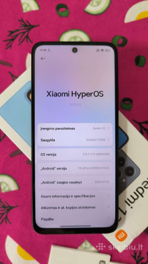 Xiaomi Redmi 12 128 GB Kaip naujas - nuotraukos Nr. 6