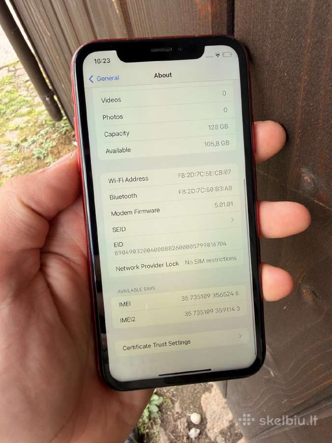 iPhone Xr Nauja Baterija - nuotraukos Nr. 6