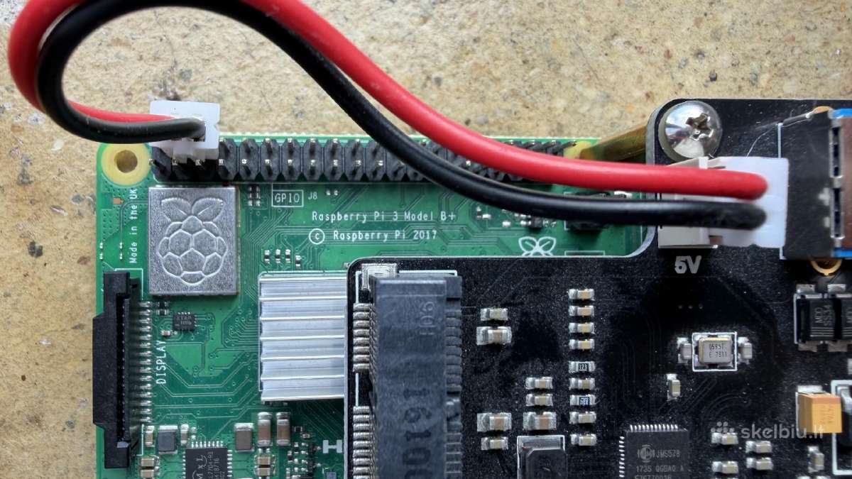 Raspberry Pi 3 Model B+ su msata SSD - nuotraukos Nr. 3