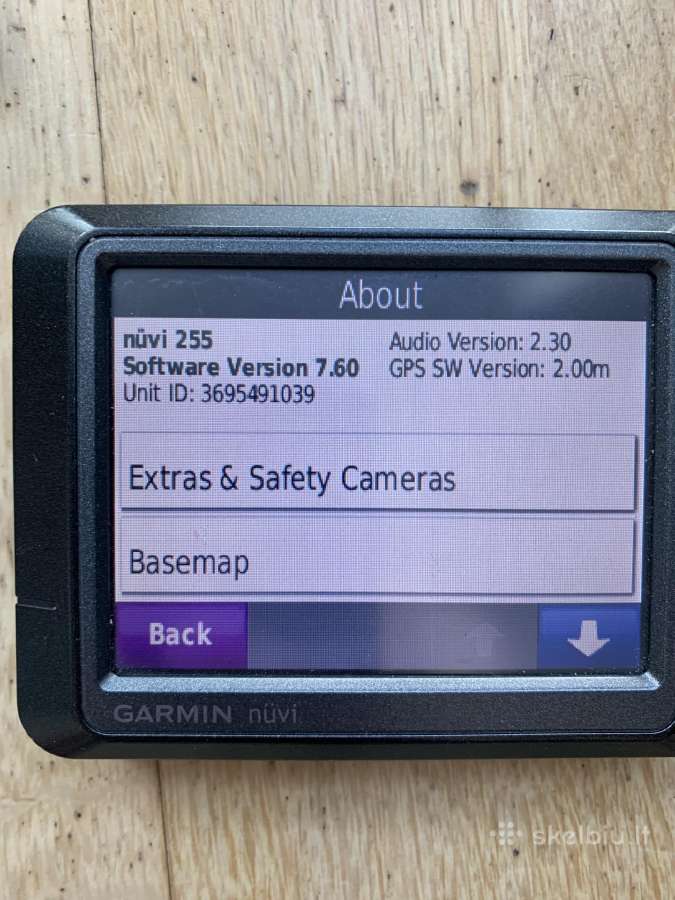 Garmin Nuvi 255 navigacija - nuotraukos Nr. 2