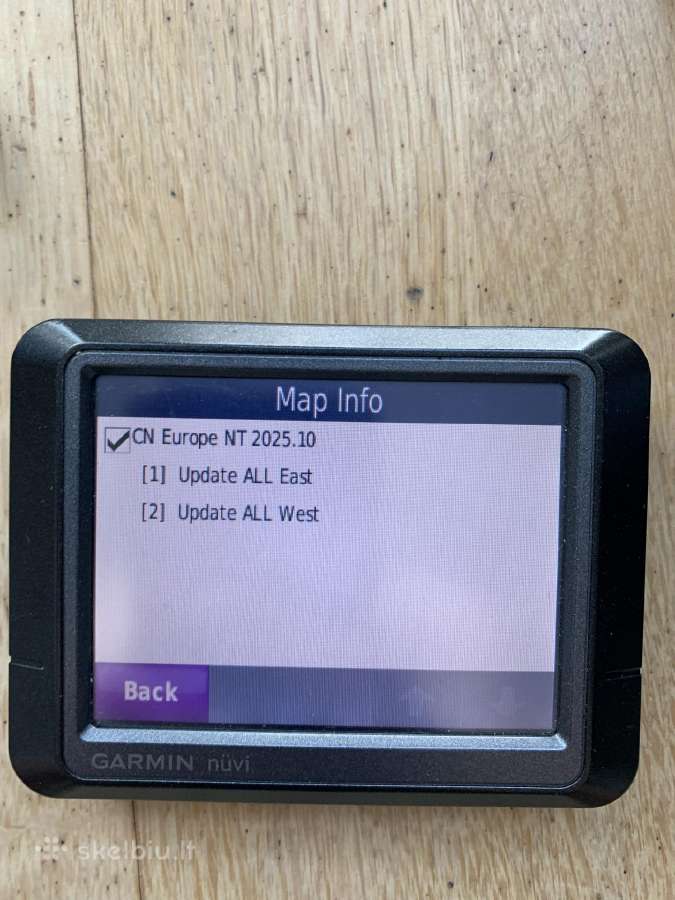 Garmin Nuvi 255 navigacija - nuotraukos Nr. 3