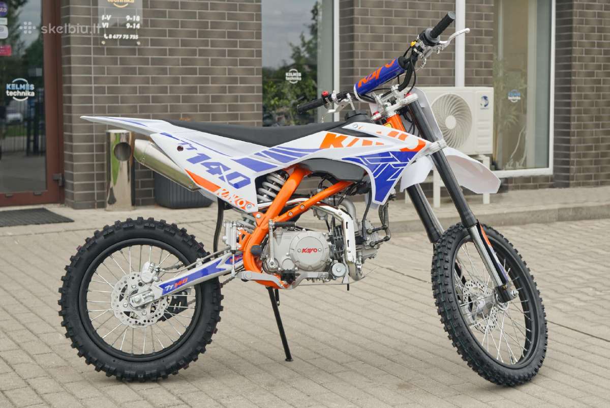 Vaikiškas krosinis motociklas Kayo Tt140 - nuotraukos Nr. 8