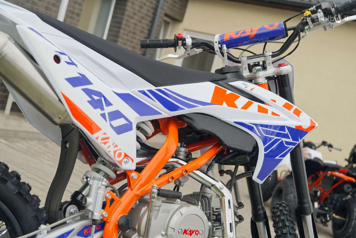 Vaikiškas krosinis motociklas Kayo Tt140 - nuotraukos Nr. 14