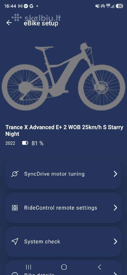 Giant trance x advanced e+ 2 carbon - nuotraukos Nr. 12