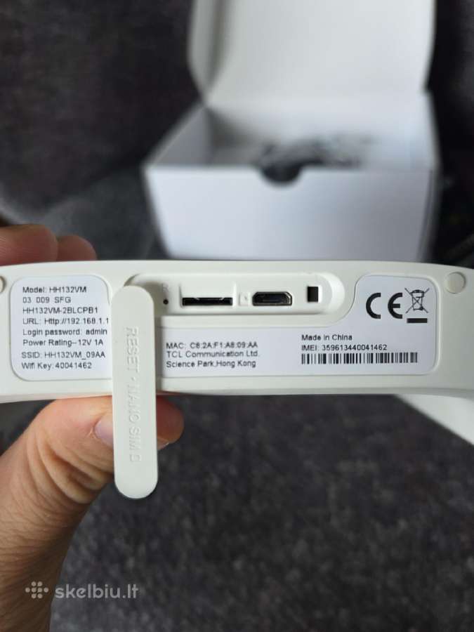 Tcl Hh132 4G Cat13 modemas - nuotraukos Nr. 3