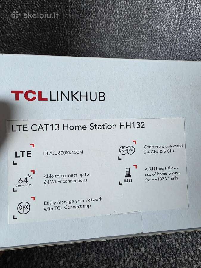 Tcl Hh132 4G Cat13 modemas - nuotraukos Nr. 4