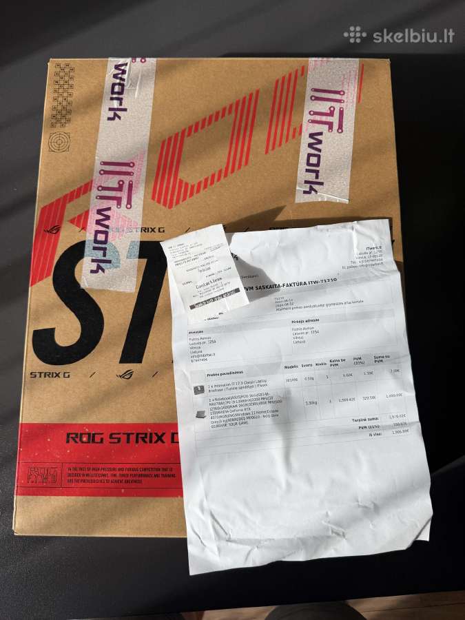 Asus Rog Strix G18-i9 Rtx 4070 /16 GB /1 TB SSD - nuotraukos Nr. 14