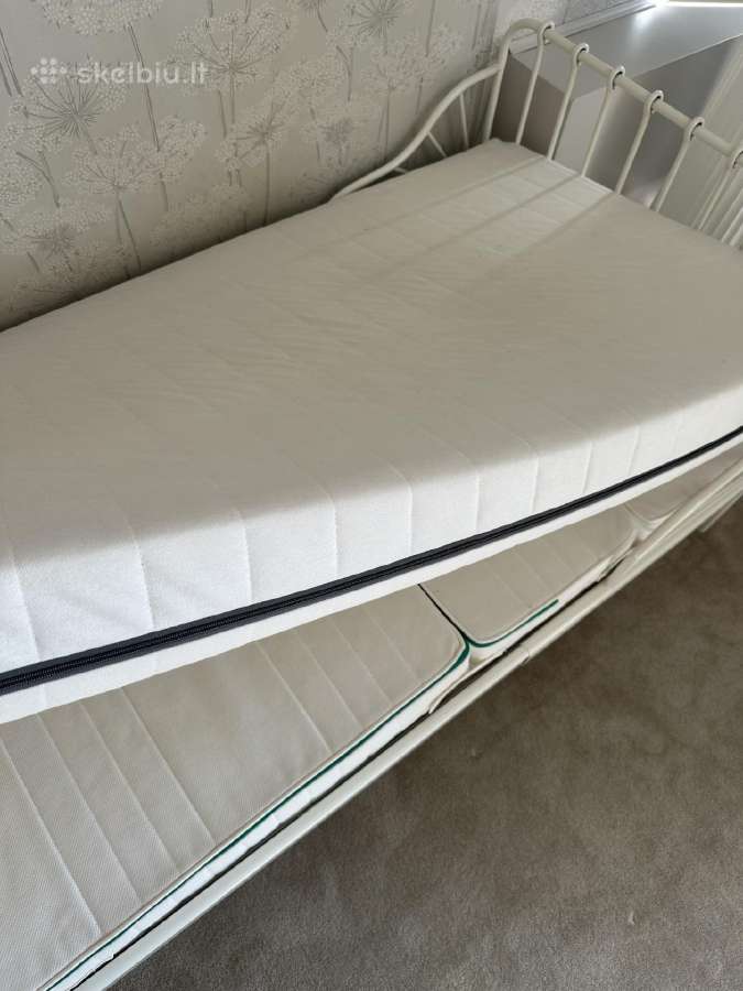 Ikea prailginama vaikiška lova su čiužiniais - nuotraukos Nr. 2