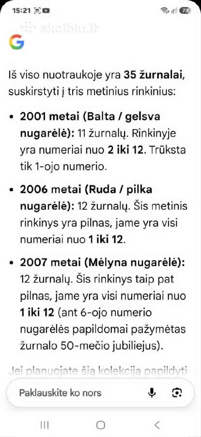Žurnalai - nuotraukos Nr. 7