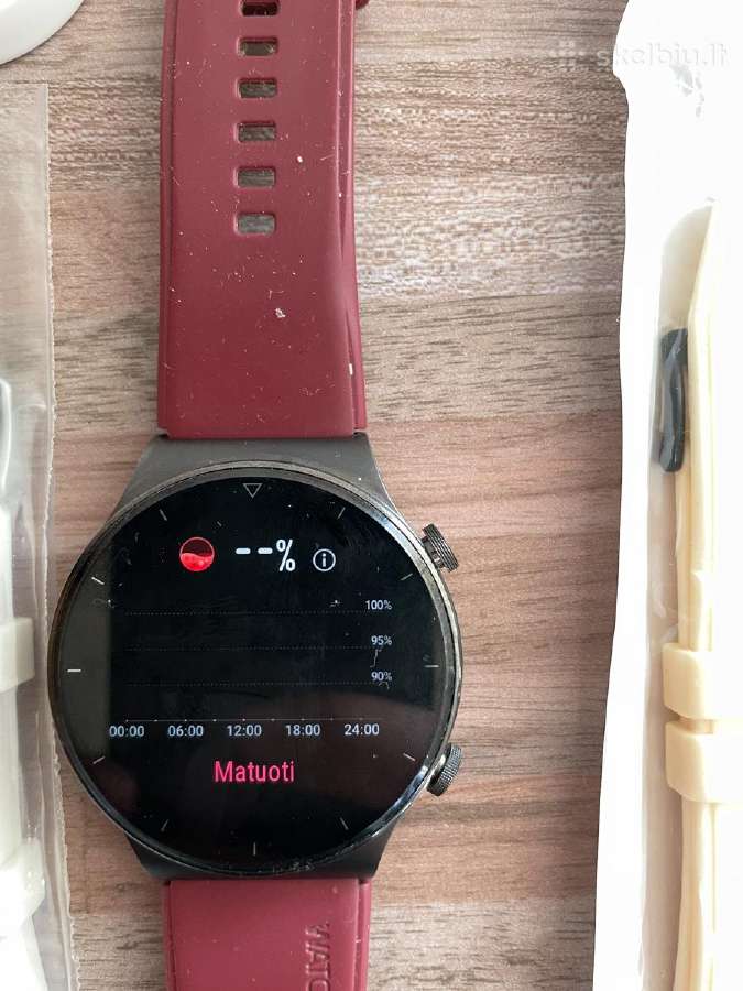 Huawei Watch GT 2 Pro Night Black ir apyrankės - nuotraukos Nr. 5