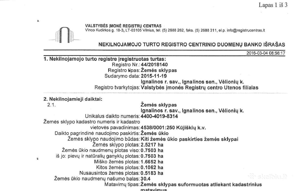 Parduodami sklypai Ignalinos raj - nuotraukos Nr. 6