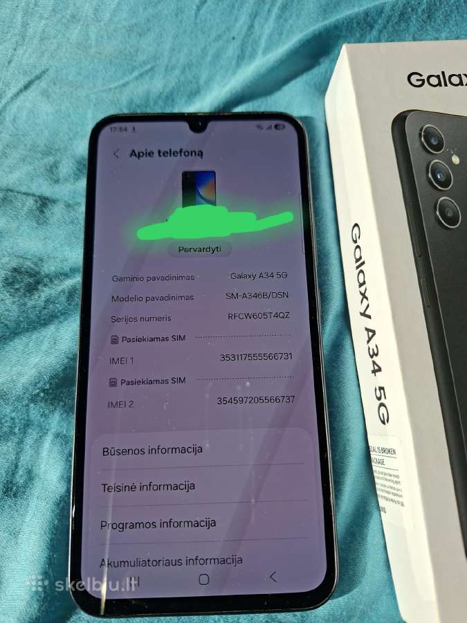 Samsung Galaxy A34 5G - nuotraukos Nr. 4