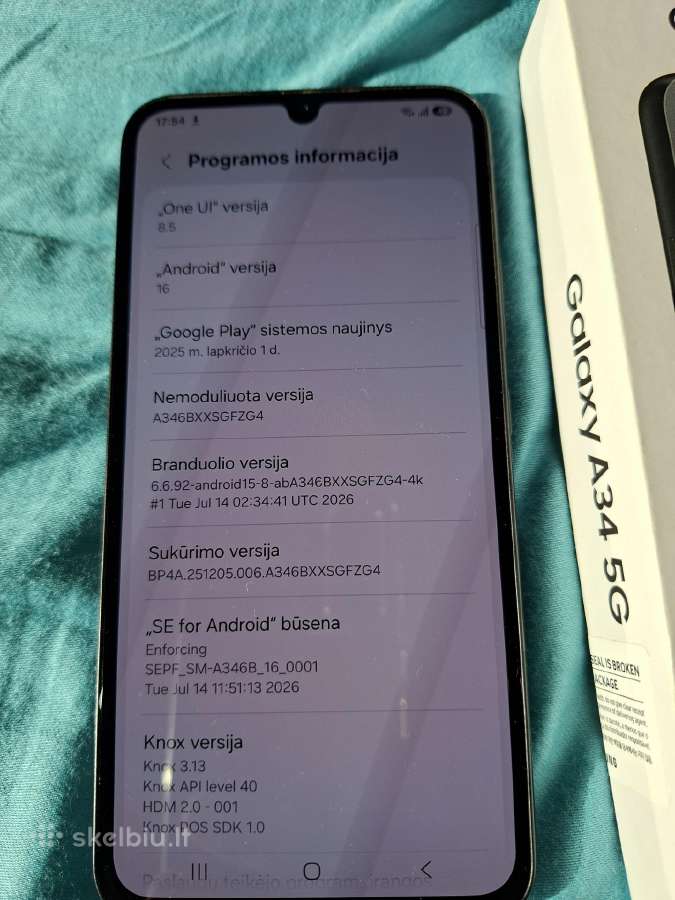Samsung Galaxy A34 5G - nuotraukos Nr. 5