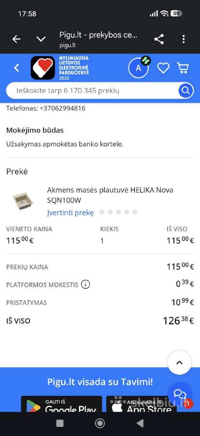 Virtuves kriaukle helika - nuotraukos Nr. 3