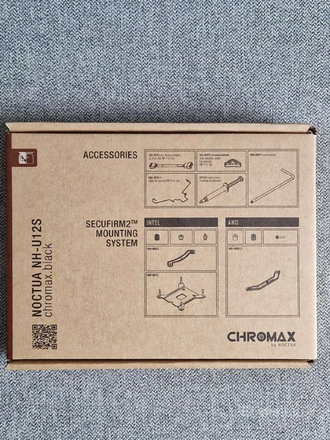 Noctua Nh-u12s chromax.black Cpu ausintuvas - nuotraukos Nr. 8