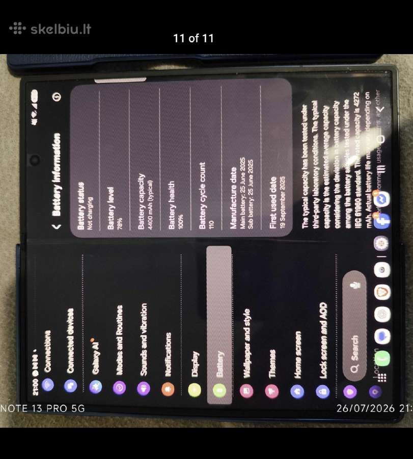Samsung z fold 7 256gb - nuotraukos Nr. 8