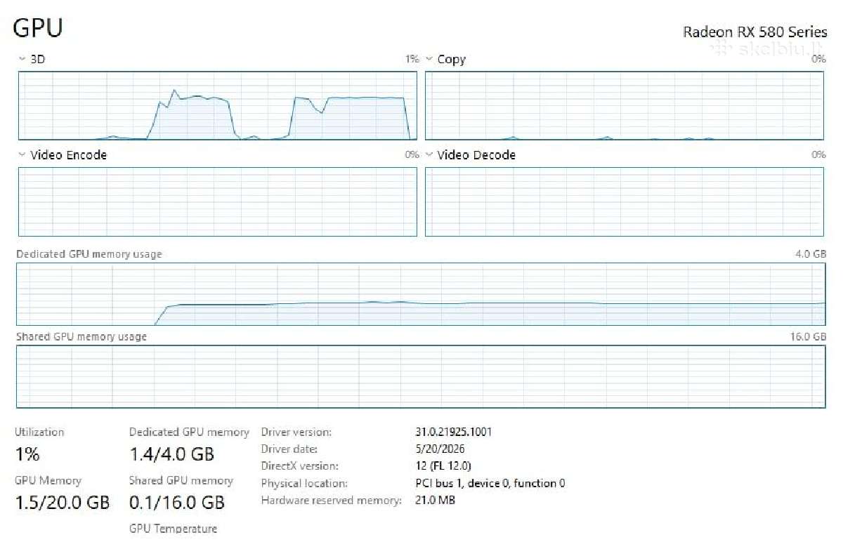 Sapphire Nitro+ Rx 580 4G - nuotraukos Nr. 3