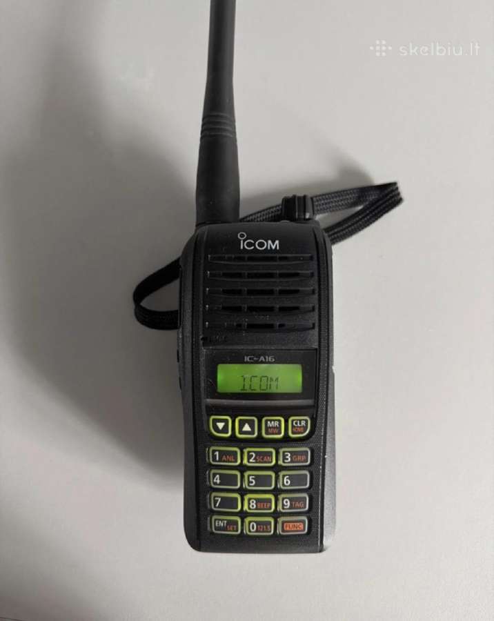 Icom Ic-a16 Aviation Radio (handset only) - nuotraukos Nr. 2