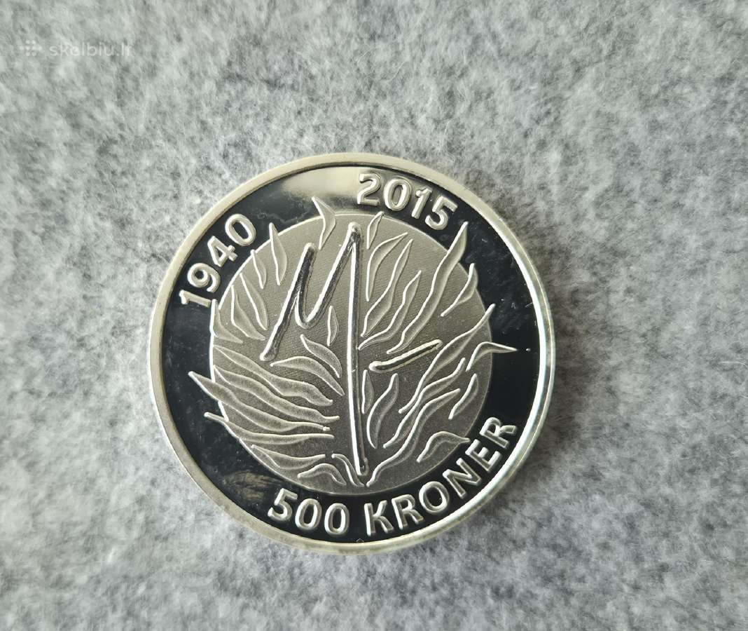 500 Kronų 2010 Danija. Kaina 90 Eur. - nuotraukos Nr. 6