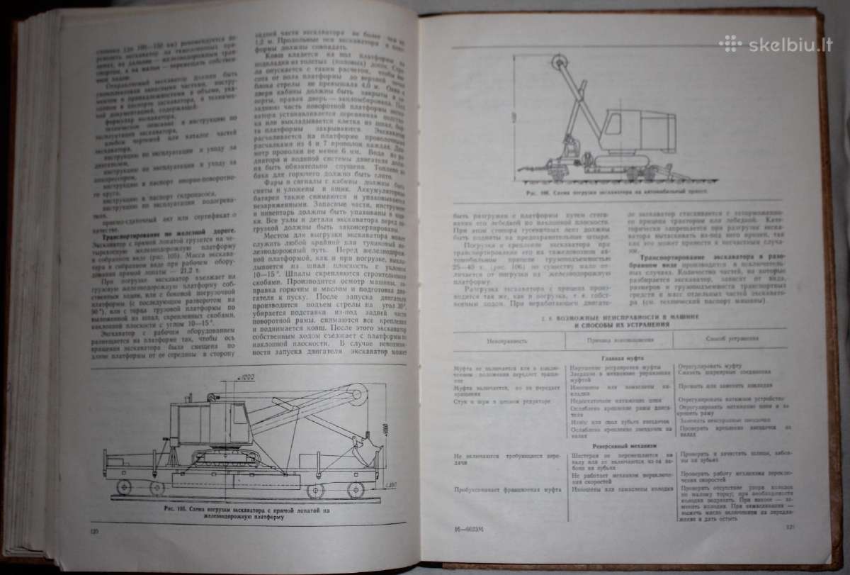 Vienakaušis ekskavatorius E-652b knyga 1970 m. - nuotraukos Nr. 14