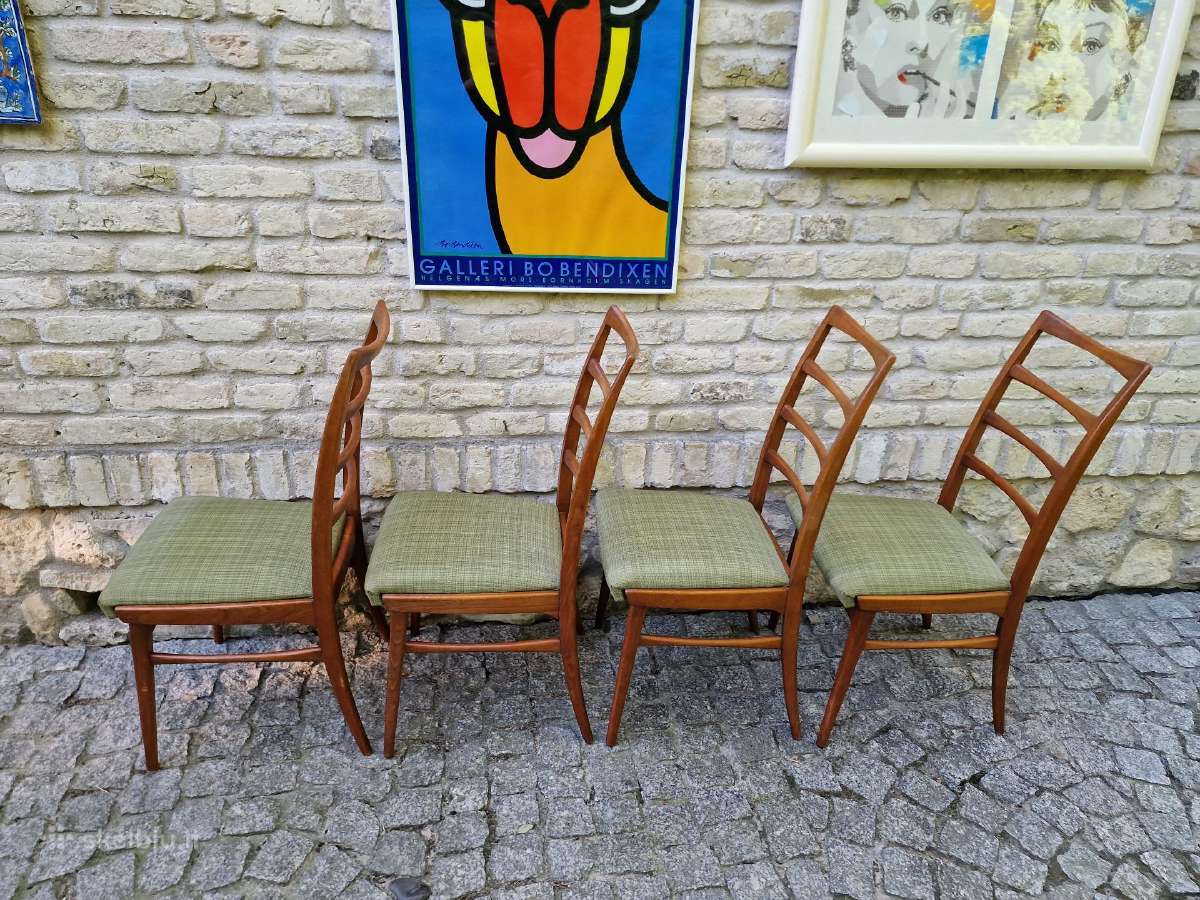 Vintažinės mid century bukmedžio kėdės - nuotraukos Nr. 7
